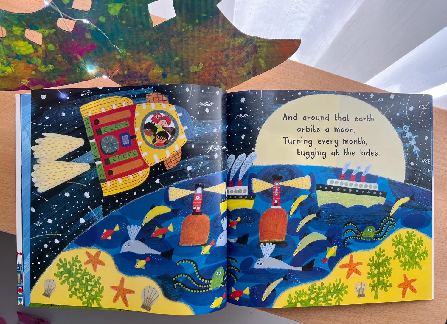孩子的太空冒險之旅:《Space Song Rocket Ride》有聲書繪本推薦 - 第4張圖