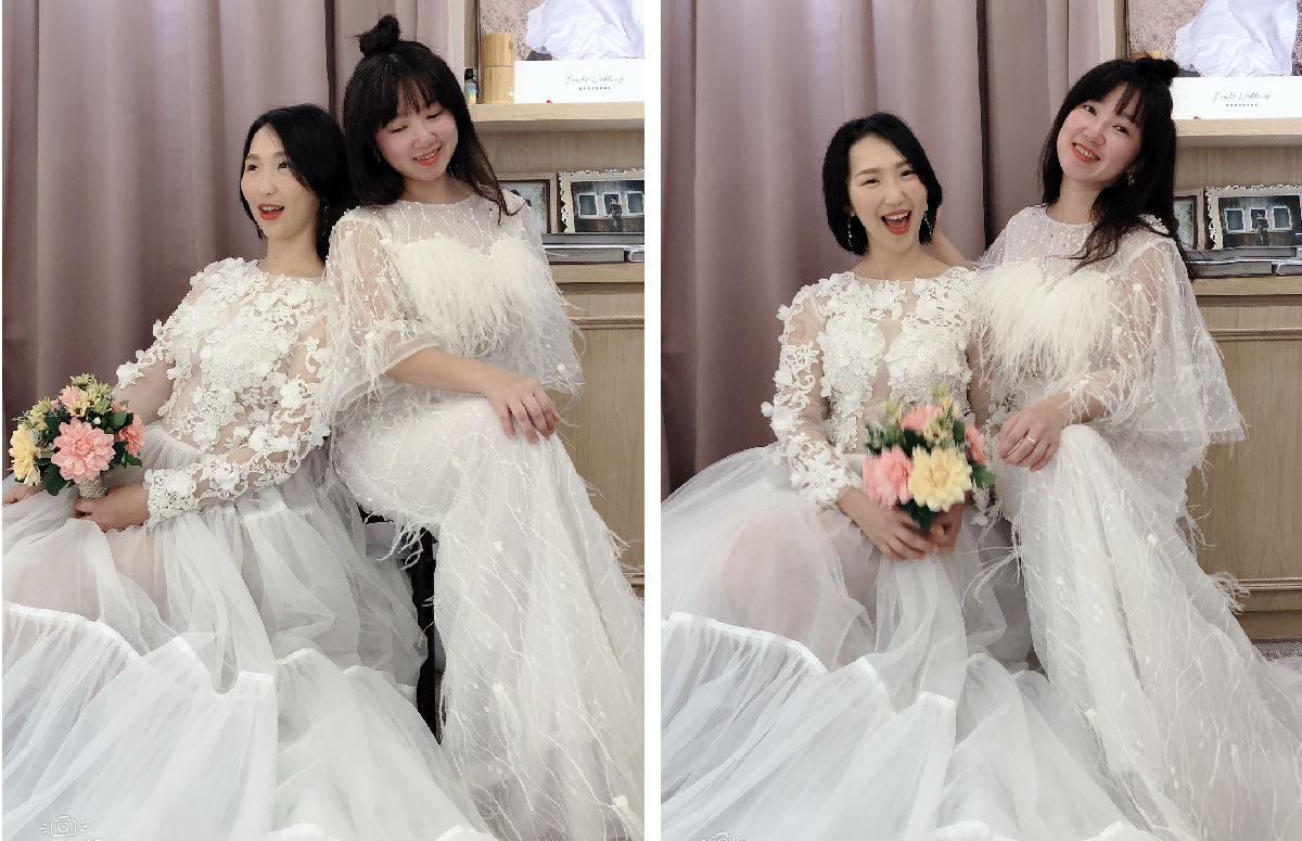 婚紗體驗｜板橋微笑婚紗攝影工作室 自助體驗婚紗空間